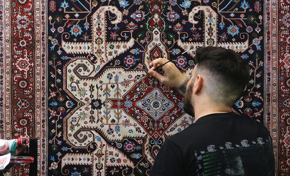 فرش‌های قدیمی, جیسون سایف, نقاشی از فرش‌های, فرش های قدیمی ایرانی,